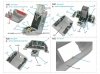 Quinta Studio QD72058 F-16D 3D-Printed & coloured Interior on decal paper (Revell) 1/72